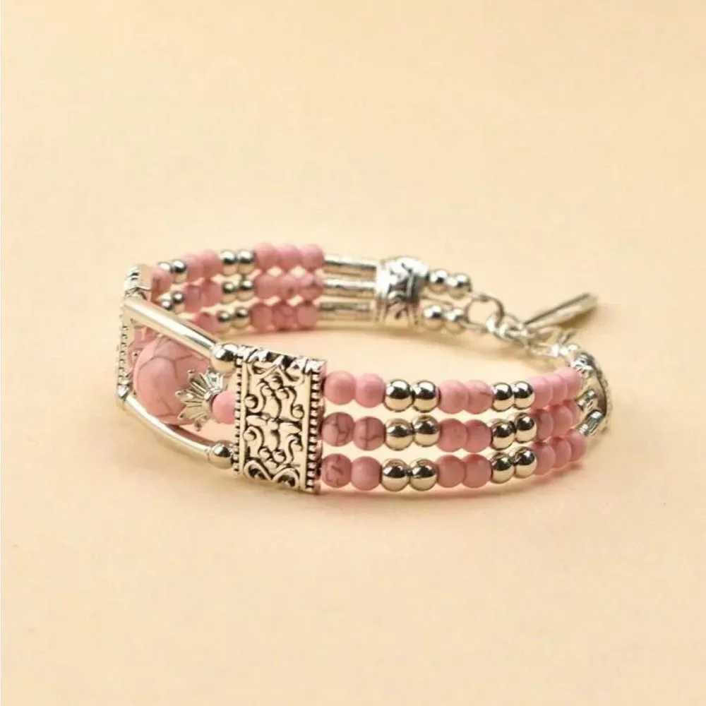 Classic‎ Bohemian Bracelet Made Of faux Turquoise